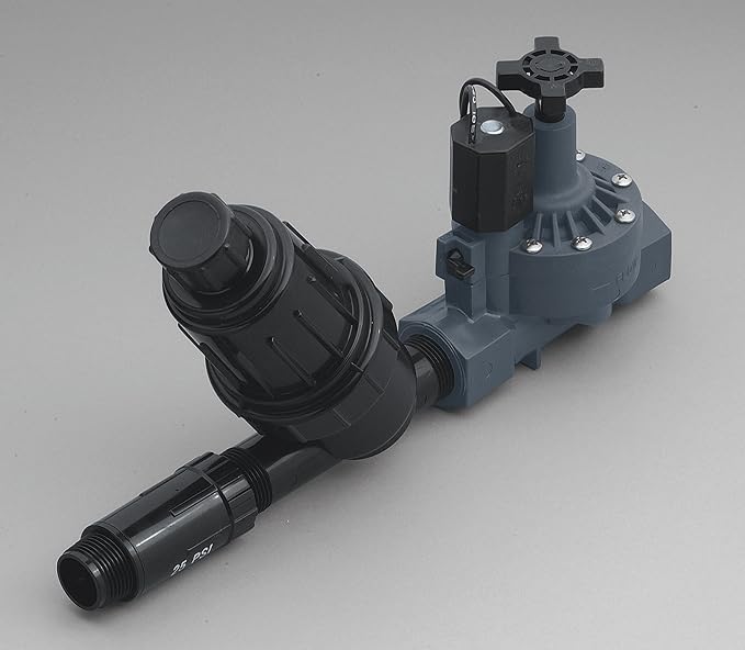 Orbit 67736 3/4" MPT Drip Irrigation Drip Y-Filter, Black (Pack of 2)