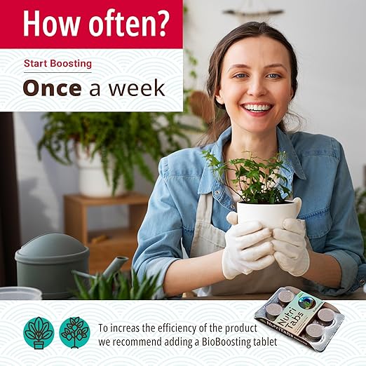 Plant Food for Houseplants - 3 Packs Pink “Start Boosting” Mineral Tablets; Nitrogen Rich Fertilizer; Indoor/Outdoor Plant Food for High Impact Growth; Garden, Tree and House Plant Fertilizer