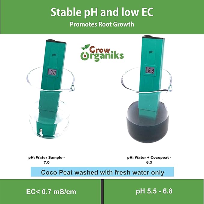6 Pack Premium Coco Coir Brick for Plants | 100% Organic Compressed Coconut Coir Bricks Starting Mix, Coco Coir Fiber Coconut Husk for Planting, Gardening, Potting Soil Substrate, Herbs, 1.4 LB/Brick