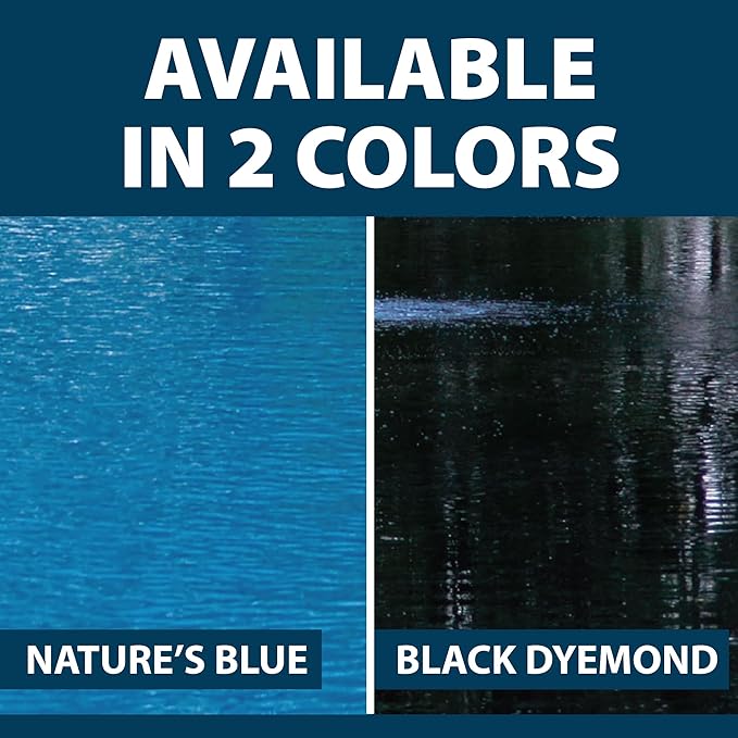 Airmax Pond Dye Packets Nature's Blue Colorant for Large Pond & Lake, Beneficial UV Blocking Color Concentrate, Maintain Clean & Clear Pond, Fish, Bird & Animal Safe, Easy Treatment, 2 Soluble Packets