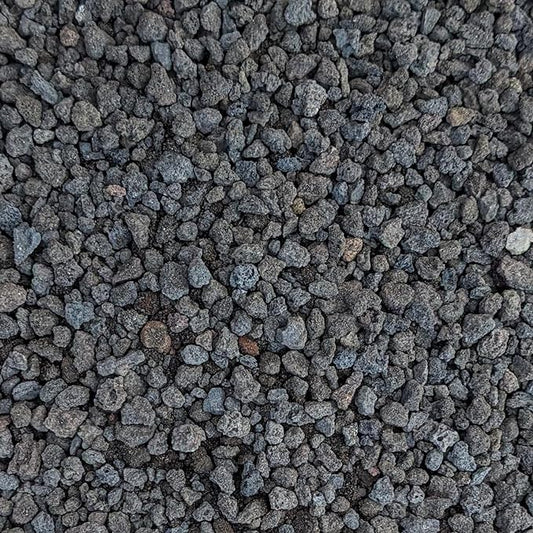 Black Lava Rocks for Plants Natural Horticultural Volcanic Rock (1/4" Size) (Mined in USA) (5-lb Bag)