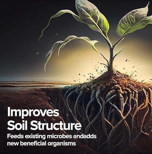 OMRI Listed Organic Concentrated Fish Poop | Plant Food & Soil Conditioner | Liquid Fish Fertilizer for Indoor Potted House Plants, Herb Gardens, Hydroponics (1 Gallon)