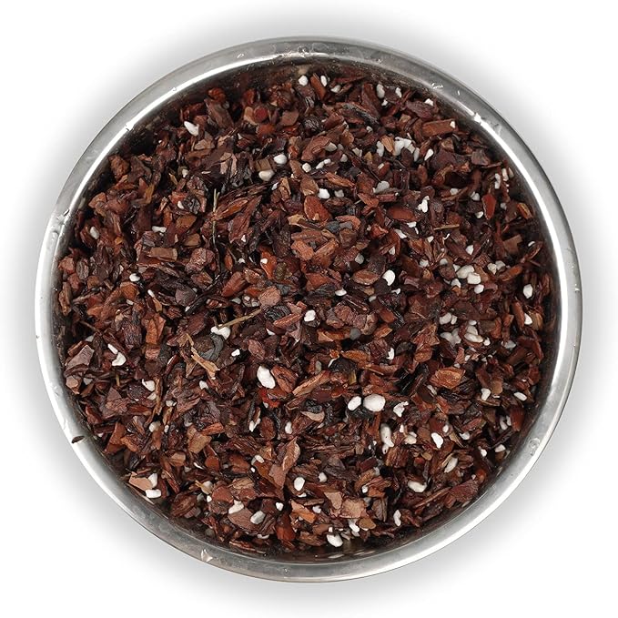 Orchid Potting Mix Orchid Bark, Mix Pine Bark and Perlite, Good Drainage and Water Retention (4 Quart)