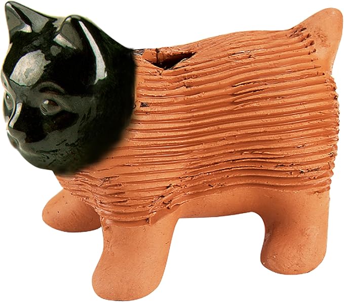 Chia Pet Kitten with Seed Pack, Decorative Pottery Planter, Easy to Do and Fun to Grow, Novelty Gift, Perfect for Any Occasion