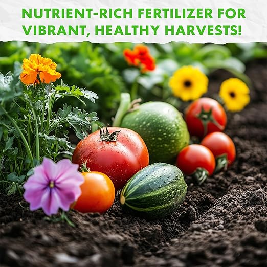 Fishnure - Humus Blend of Fish Fertilizer for Plants with Worm Castings, Enhances Fertility of Garden Soil for Outdoor Plants, Indoor Plant Food & Gardening Essentials, Gardener Gifts, 8 lbs