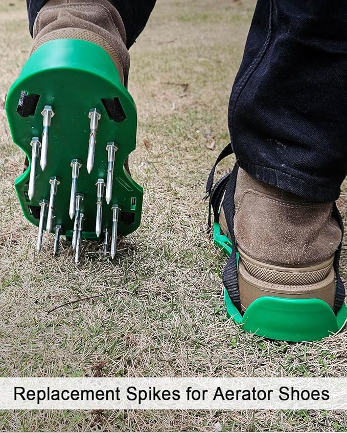 Heeqinn Lawn Aerator Spikes, Replacement Aerator Spike Parts for Lawn Aerator Shoes and Aerator Tools, 2.4inch, 30pcs