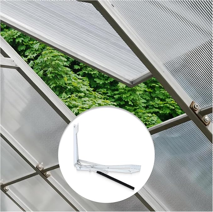 Ycsst Automatic Vent Opener Standard Automatic Roof Vent Opener Solar Heat Sensitive Greenhouse Vent Opener Standard-Lifts 30lb for Hothouse Cold Frame Gardening Tools No Power Needed