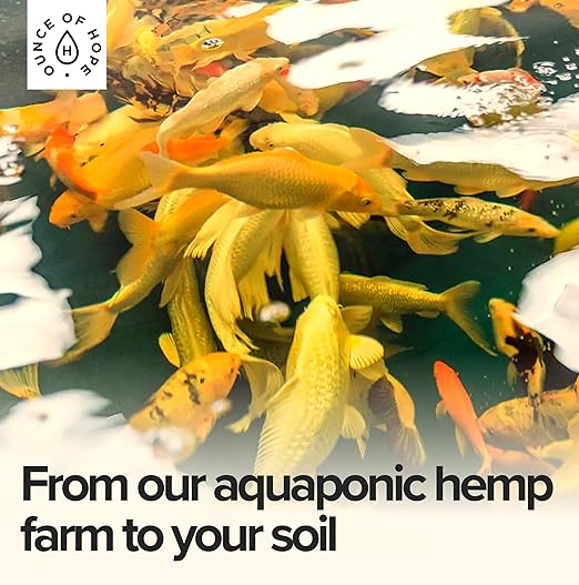 OMRI Listed Organic Concentrated Fish Poop | Plant Food & Soil Conditioner | Liquid Fish Fertilizer for Indoor Potted House Plants, Herb Gardens, Hydroponics (16 Ounces)