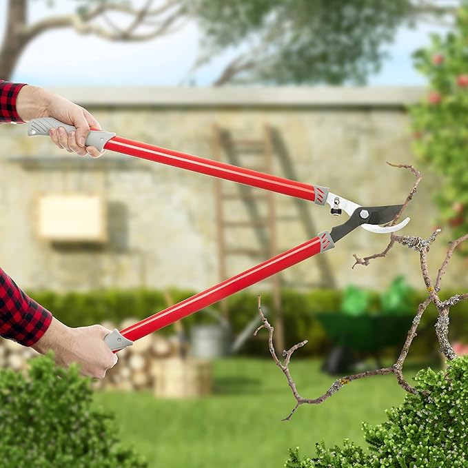 INTERTOOL Bypass Loppers, 29", Tree Branch Cutter, Trimmer, Manual Pruner, Gardening, Landscaping, Long Ergonomic Handles FT-1107