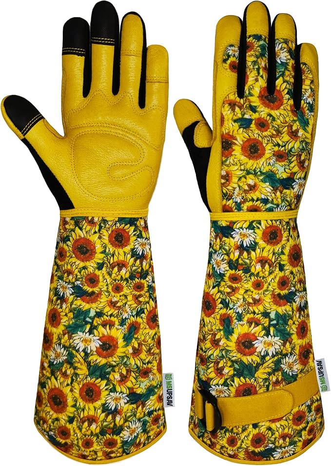 Gardening Gloves for Women and Men, Thorn Proof&Puncture Resistance Garden Gloves,Gauntlet Gloves,Gifts