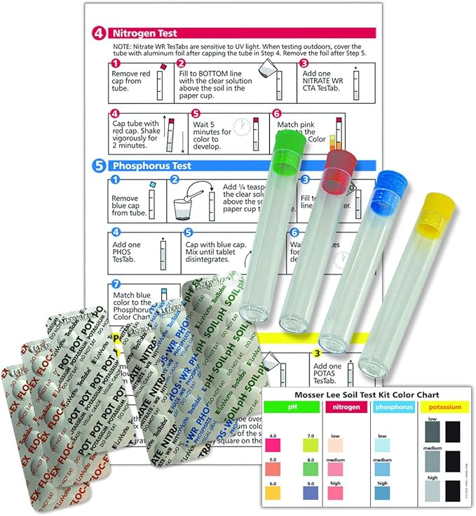 Mosser Lee/Soil Master ML1210 Soil Test Kit - 40 Tests