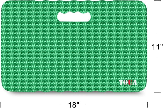 Kneeling Pad Thick Extra Large High Density Foam Comfort Kneeling Pad for Work Gardening Yoga Exercise Garden Knee Pad Green, 1 Pack