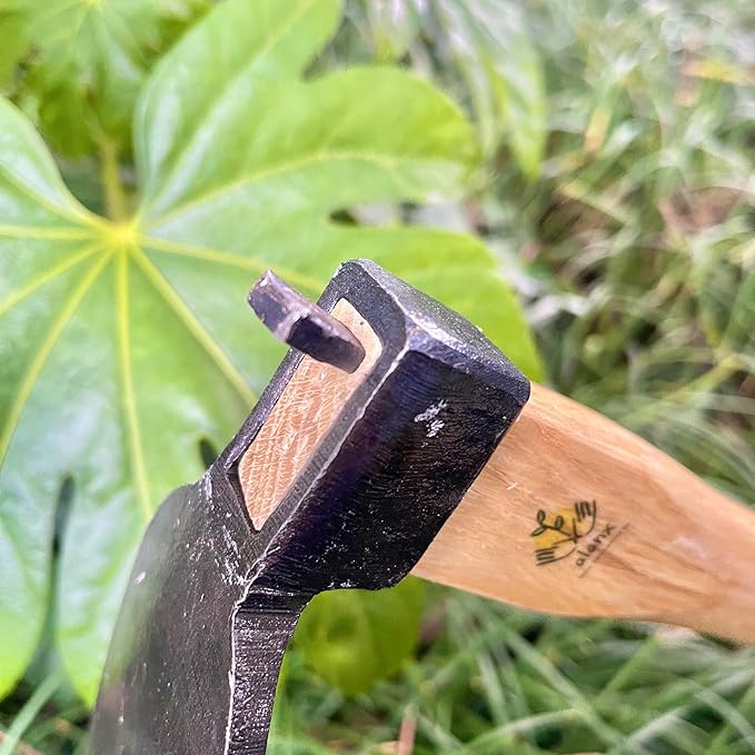 Japanese Style Hoe, 14 Inch, Heavy Duty Hoe, Without Welding, Gardening Tool, Oak Handle, for Digging, Weeding, and Planting