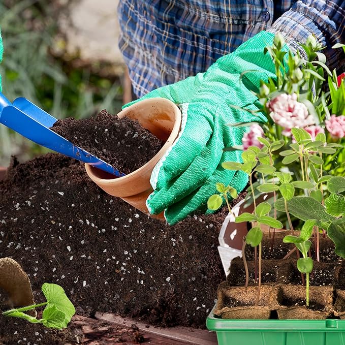 Organic Seed Starter Premium Potting Soil Mix 2qt, All Natural Seed Starter Mix for Fast Germination and Vigorous Seedlings with Strong Root Systems