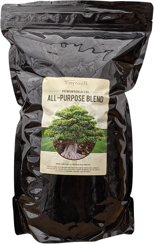 Bonsai Outlet Bonsai Soil Mix - Tinyroots All Purpose Bonsai Soil Mix Ready to Use Blend, Used for All Varieties of Bonsai Trees, 2.5 Gallons