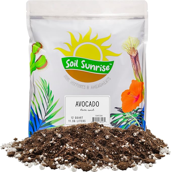 Avocado Tree Potting Soil Mix (12 Quarts), for Germinating, Growing and Repotting Avocado Plants
