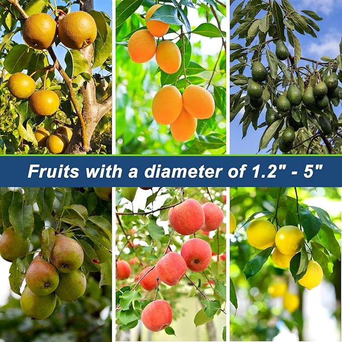 Fruit Picker Pole Tool with Basket Telescoping, 3.2FT-5.5FT Adjustable Pole, Apple Picker Tool with Soft Bag, Long Handle Picker for Avocado, Lemon, Orange, Mango, Limes, Persimmons, Plums