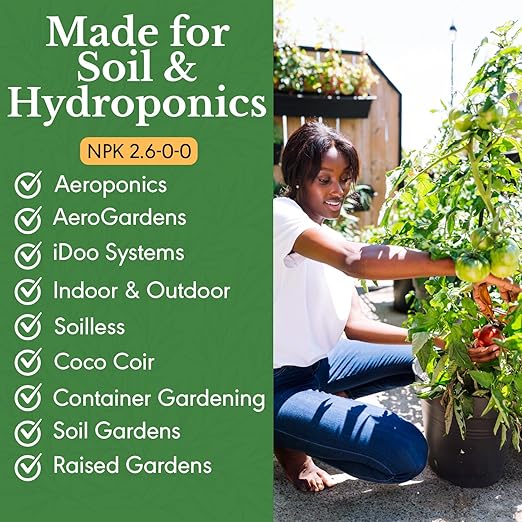 HydraCalMag Calcium Magnesium & Iron - Liquid Plant CalMag Fertilizer For Indoor and Outdoor Hydroponic Systems, Soil Gardens & Foliar Spray Nutrient for Prevention & Repair of Plant Deficiencies 32oz