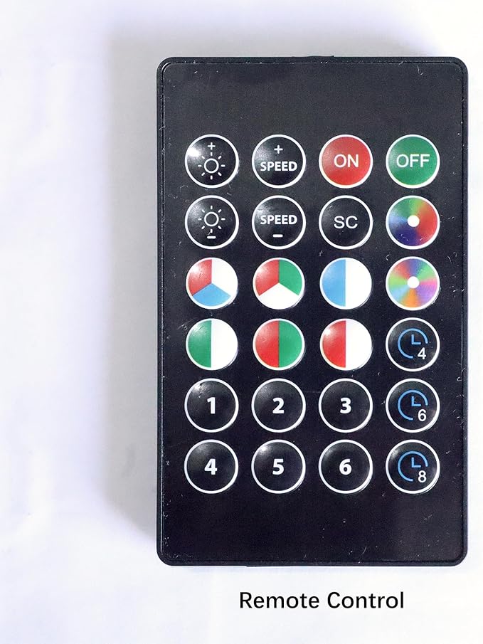 RGB Moravian Star Light Dinamic 23" Multicolor Hanging Lantern with Remote Control for Indoor Outdoor Tree Porch Patio Hallway Decoration