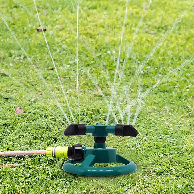 Sprinklers for Yard, Automatic 360° Rotating Lawn Sprinkler, Garden Water Sprinklers for Lawn, Large Area Coverage Lawn Irrigation System, Yard Sprinklers for Lawns and Gardens Plant, 1Pcs
