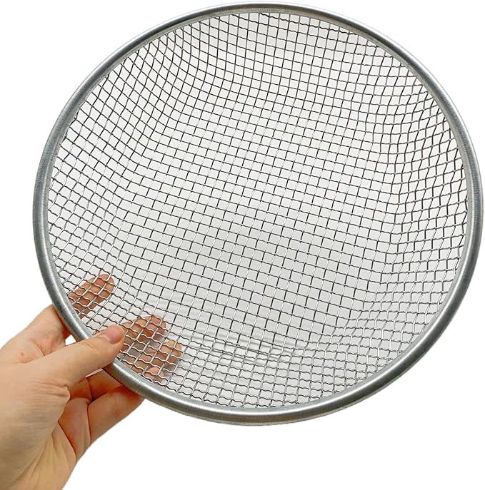 Soil Sieve for Garen -12 inches Soil Sifter for Rocks Compost Suitable for 5 Gallon Drums