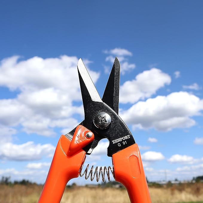 Zenport Q91-10PK of Pruners, Zen-Magic, Ultra Twig and Hoof Trimming Shear, Twin-Blade, 7.5-Inch Long, 10-Pack