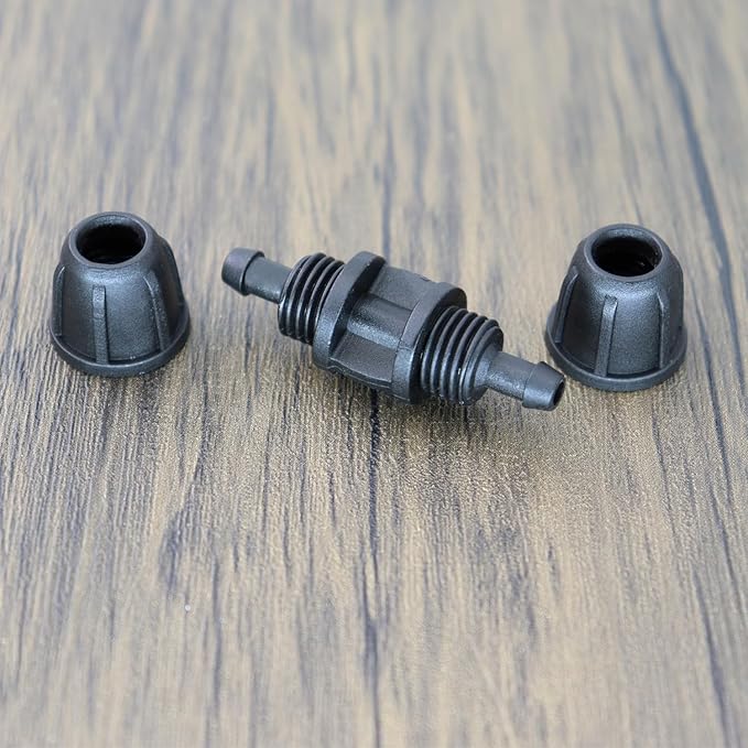 1/4 Inch Barbed Coupling Connectors 10PCS Drip Irrigation Coupler Connector Fittings