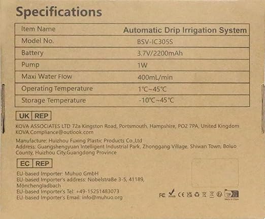 Automatic Watering System TRJZWA Newest Indoor Plant Watering System Kit DIY Plant Watering Device with Customize Schedule Water Timer, USB Power for Vacation Plant Watering System for Balcony/Indoor