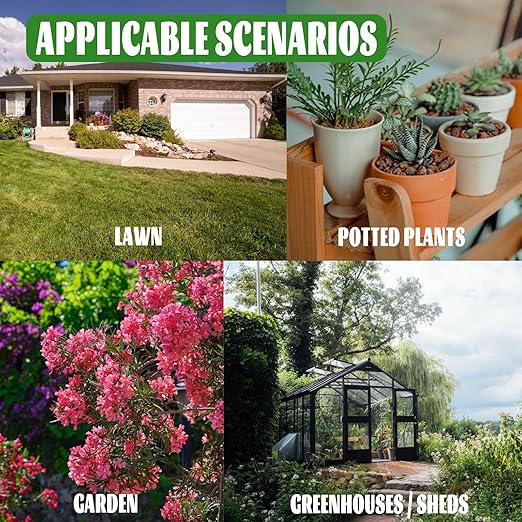 Drip Drop Irrigation System Kit, 50 Ft Automatic Drip Irrigation Kit for Watering Plant, Greenhouse Sprinkler System Kits, Patio Garden Sprinkler with 1/2in,1/4in Drip Irrigation Tubing