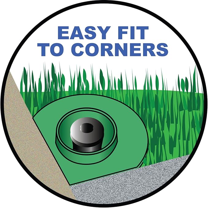 GRASSHOLE - Sprinkler Head Protection (10 Pieces) Lawn Sprinkler Guard, Plastic Donuts for Sprinkler Heads