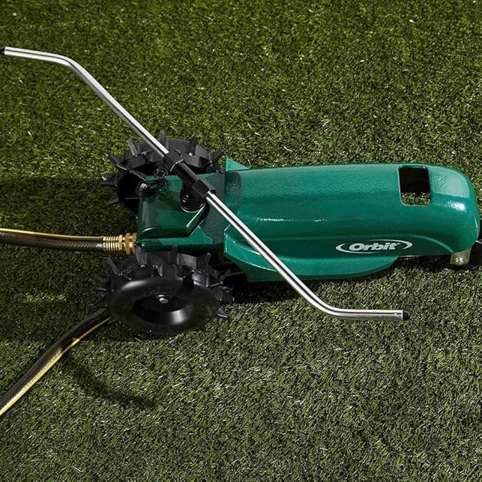 Orbit Traveling Sprinkler, Green (Traveling Sprinkler Arms & Tee Replacement)