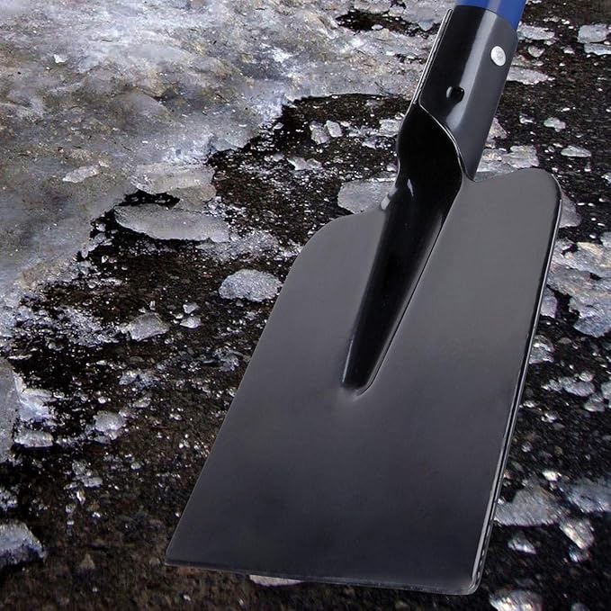 Snow Joe SJEG700 Heavy Duty, 7-Inch Spring-Loaded Impact-Reducing Steel Ice Chopper with Shock-Absorbing Handle for Snow, Ice Removal, Blue