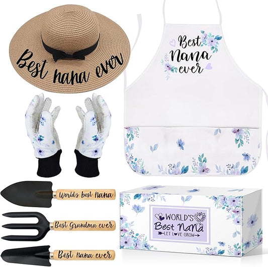 Gifts for Nana,Nana Gifts,Nana Gardening Gifts for Women Garden Tools Kit Outdoor Horticulture Starter Birthday for Nana/Grandma Plant Lover