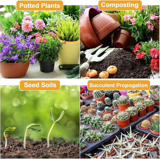 Organic Coco Coir 12 Pcs Compressed Coconut Coir Bricks Coconut Fiber Husk Substrate Mulch Coconut Bark Core Growing Medium Peat Moss Soil High Nutrition for Plants Gardening Seed Starting Soil Mix