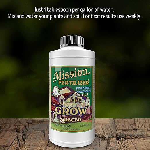 Grow 3-1-2 Organic Liquid Fertilizer - (Organic Soil nutrients) … (Gallon)