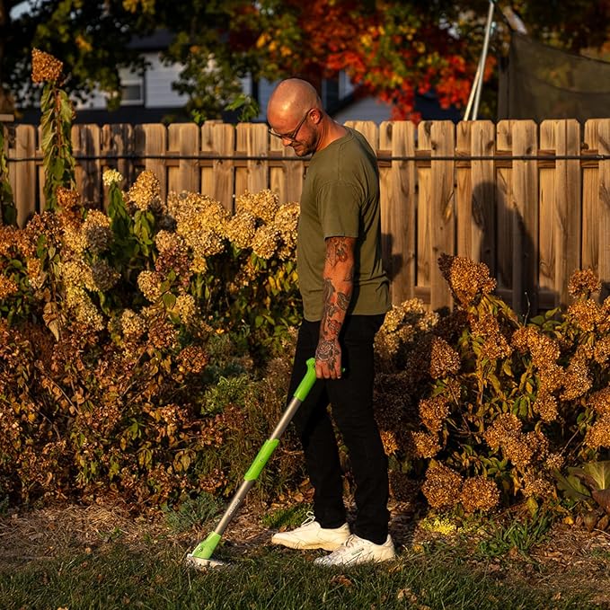 WP5 Weed Puller Tool, Stand Up Dandelion Weeder with 40" Handle, 3 Claws & Fiberglass Foot Pedal, Weeding Tool Made with Cast-Iron, Easily Remove Weeds Without Bending or Kneeling