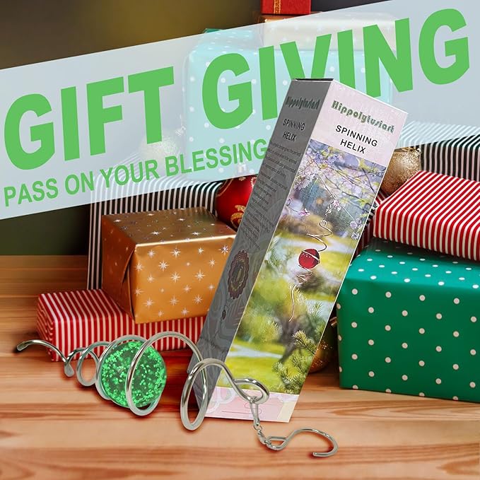 Glow Gazing Ball Spiral Tail Wind Spinner,Decorative Wind Spinner 11inch Tail and 2 inch Glass Orb. Indoor Outdoor Wind Spinner Tail Sun Catcher Garden Decoration-13 inch Height