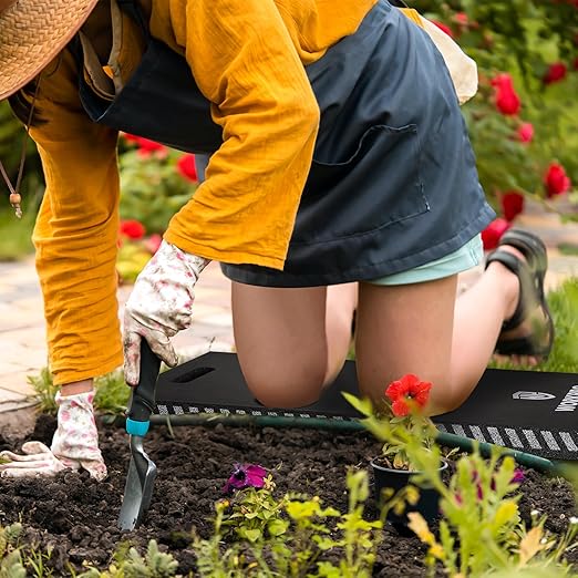 WORKPRO Extra Thick Kneeling Pad, Soft Foam Knee Cushioning, Extra Large Foam Kneeler Mat for Auto-Repair, Gardening, Workout Supplies, 28 x 16 x 1.2in, Black