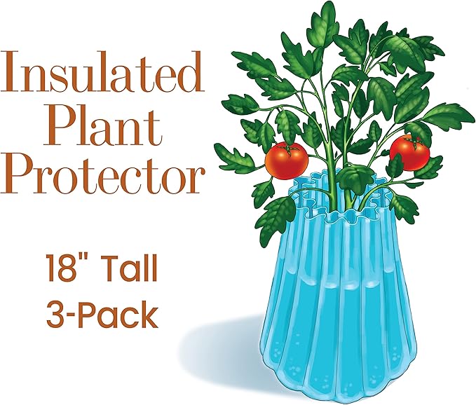 Dalen Gardeneer Season Starter – Early Season Insulated Plant Protector – Cold Weather Frost Guard - Easy Fill Shape for Optimal Planting - 18" x 17" – Made in The USA