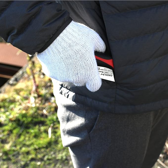 KAKURI Japanese Pruning Saw Folding for Branch & Bamboo Cutting 5-1/8", Foldable Pocket Hand Saw for Wood, Branch, Bamboo, Razor Sharp Japanese Steel Blade, Made in JAPAN