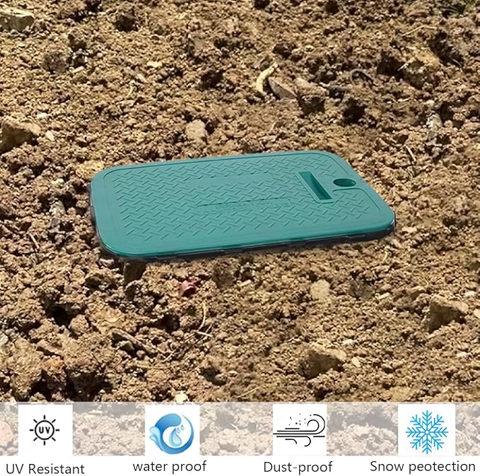 Sprinkler Valve Box Cover Outer Diameter 12x17 Inch Irrigation Control Valve Box Replacement Lid Rectangular One Pieces