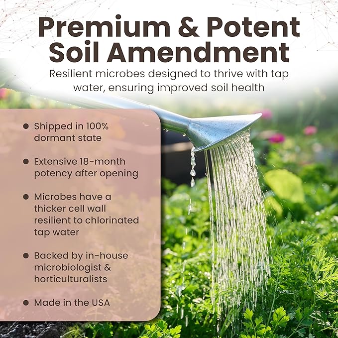 Tribus Organic Microbial Inoculant – Root Booster for Plants, Increases Plant Yield, Root Growth, Flower & Fruit Quality. Bloom Booster. Visible Root Growth in 24Hrs. Liquid Color May Vary. 3.38 oz