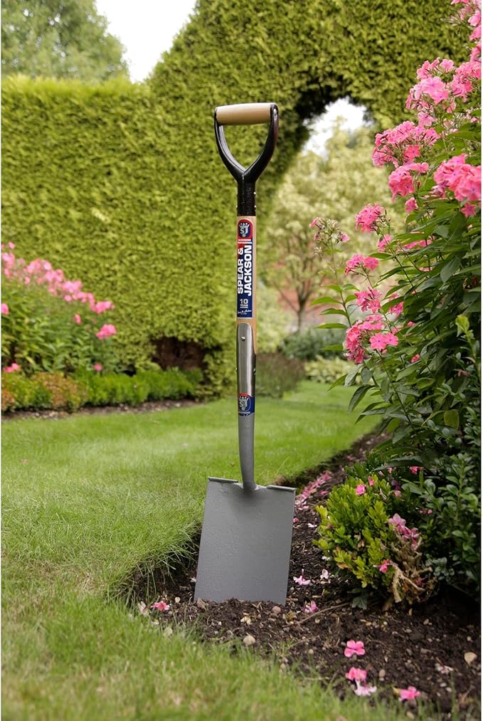 Spear & Jackson 1071AL Neverbend Professional Treaded Digging Spade, Gray