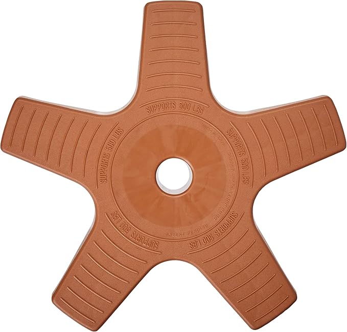 Bosmere S14430 Down Under Plant Caddie, Heavy Duty Plant Stand with Wheels, 500lb Capacity, 14-Inch,Terra Cotta