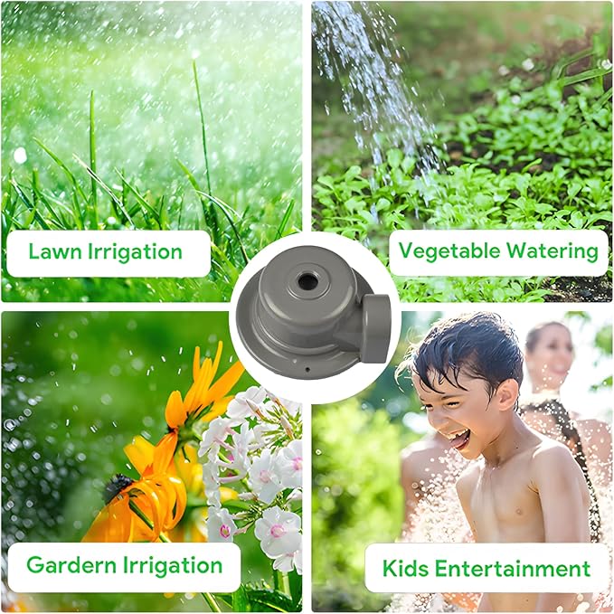 Metal Lawn Sprinkler, 2 Pack Small Area Garden Sprinklers, 360 Degree Lawn and Yard Sprinklers Sprinkler for Yard Lawn Watering