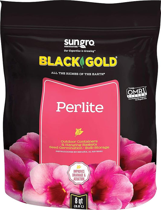 SUNGRO HORTICULTURE 1490102.Q08P Perlite, 8-Quart