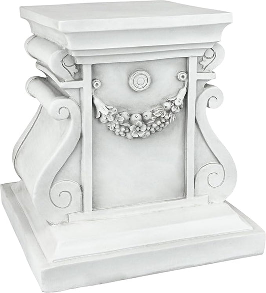 Design Toscano NG314105 Statuary Garden Base Riser, Medium, Classic Plinth