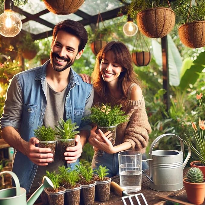 Roots Garden Eco-Friendly 30 Pack Clear Pots with Drainage-5/4/3.5 Inch-Durable and Reusable Pots for Indoor and Outdoor Plants-Plastic Planter Pots-20 Stickers and10 Plant Labels.