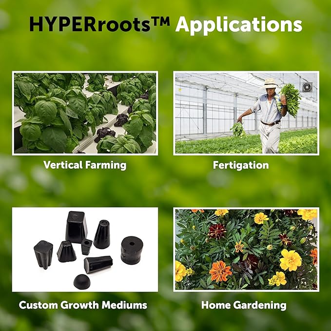 Compostable Seed Starter Plugs - Sustainable Seed Pods Made from Plant-Based Sugars - Outperforms Peat, Coir, Rock Wool for Hydroponics, Indoor, or Outdoor Gardening (1.5" x 1.5", 50ct)