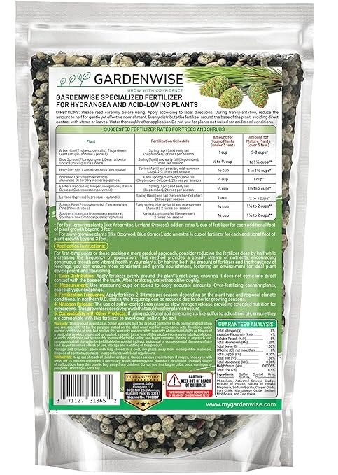 Evergreen Fertilizer – All-Purpose Granular Plant Food for Outdoor Trees and Shrubs, Azaleas, Magnolias, Pines & Arborvitae – Slow-Release Formula (1/2 Quart)